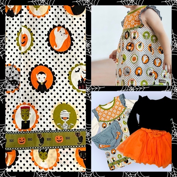 Matilda Jane+ Halloween, Thanksgiving, Fall 5pc Mix-n-Match Bundle Dress Tops - Picture 2 of 9